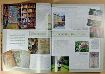 Artikel über bedeutende europäische Gartenbibliotheken